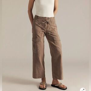 Free People/We the Free Park Avenue Pants in Dusted Cocoa Size L. NWT